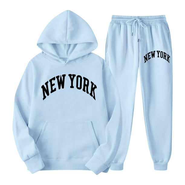 Conjunto de sudadera y pantalones cargo de 2 piezas para mujer - Mezcla de poliéster y algodón, sudadera con capucha oversize, ropa de estar por casa para otoño/invierno