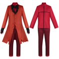 thumbnail image 1 of Moonsky / Halloween Hazbin Hotel Cosplay Costumes, Fan Made Charlie Morningstar Costume Anime Style Cosplay Costume for Teens Halloween Fancy Dress Costumes(XS#Wine), 1 of 5
