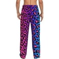 thumbnail image 3 of Bingfone Leopard Neon Rainbow Gradient Mens All Over Print Sleep Pajama Pants-Xx-Large, 3 of 9