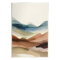 Stupell Industries Abstract Desert Landscape Landscape Painting Unframed Art Print Wall Art, 13 x 19