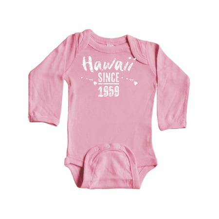 

Inktastic Hawaii Since 1959 Gift Baby Boy or Baby Girl Long Sleeve Bodysuit