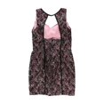 thumbnail image 2 of BCX Vestido sin mangas con lentejuelas y encaje para mujer, rosa, 7, 2 of 2