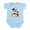 Sky Blue, variant on CafePress - Cowboy 1St Birthday Infant Bodysuit - Baby Light Bodysuit, Size Newborn - 24 Months