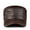 Brown, variant on Male Spring/Winter Genuine Leather Black/Brown Flat Baseball Caps Male 55-60 Cm Size Outdoor Warm Hat
