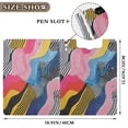 thumbnail image 3 of FORMRS A4 Clipboard Folder with Pen Holder Horizontal Foldable School Office Binder, Stripes Pattern, 3 of 9