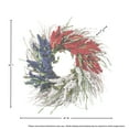 thumbnail image 3 of Regency International Americana Astilbe Red, White, and Blue 24-inch Decorative Wreath, 3 of 3