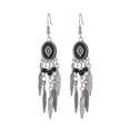 thumbnail image 4 of Qarigey Pendientes clásicos occidentales Pintura de aleación Bohemio Ligero Exquisito Moda Atractivo Colgantes de oreja Joyería negro negro 5Conjunto, 4 of 6