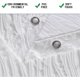 thumbnail image 4 of Shower Curtain, Black and White Shower Curtain, Shower Curtains for Bathroom, Waterproof Shower Curtains with 12 Hooks 72 x 72 Inches, 4 of 4