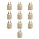 thumbnail image 1 of 10Pzs Portalampara Argos E27 Color Marfil Con Clavija Enchufe de 127v 15A Sockets para Exterior, 1 of 1
