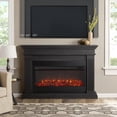 thumbnail image 5 of Real Flame Beau 59" Landscape Electric Fireplace in Gray, 5 of 8