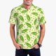 thumbnail image 1 of Balery Green Peas Camisa Polo de Hombre con Estampado, de Manga Corta y Tejido Medio, Camisa Tipo Golf Polo-4X-Large, 1 of 6