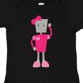 thumbnail image 4 of Inktastic Cute Robot, Funny Robot, Girl Robot, Pink Robot Girls Baby Bodysuit, 4 of 5
