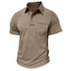 thumbnail image 4 of pstuiky Mangas cortas para hombre, Camiseta deportiva y de fitness para hombre, de color liso, cálida y ajustada, con cuello semialto y manga larga. camisetas de hombre m, 4 of 6