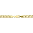 thumbnail image 4 of 10K Yellow Gold chain Curb Flat 20 in 4.6 mm 4.6mm Beveled, 4 of 5