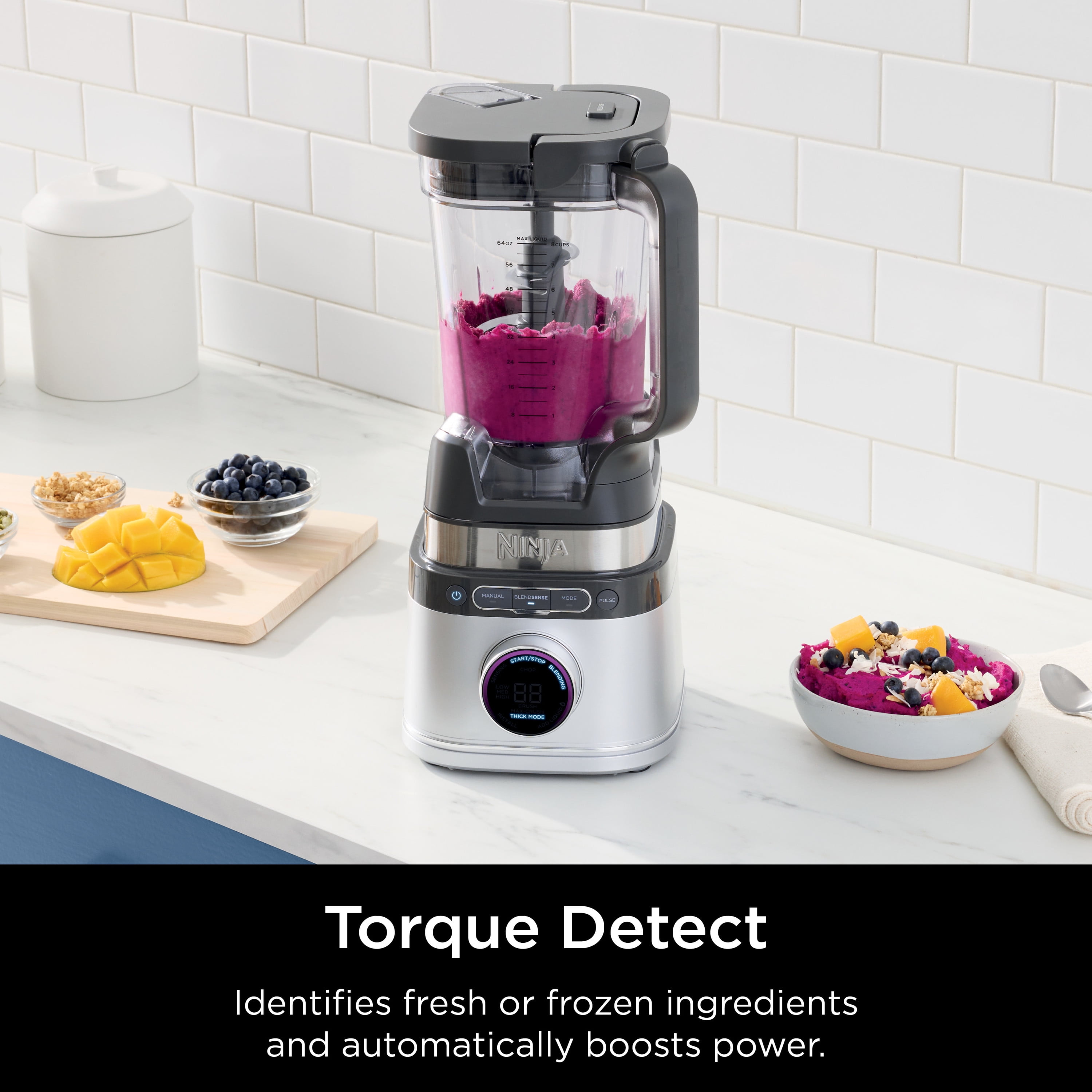 Ninja Detect Duo Power Blender Pro + Single Serve with BlendSense Technology | TB301