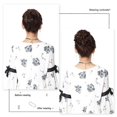 thumbnail image 5 of Perruque Boule Anneau Bouclé Cheveux pour Femmes Perruque Simulation Mate Moelleuse Pièce de Cheveux, 5 of 5