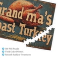 thumbnail image 3 of 500 PCS Grandma's Roast Turkey puzzles for adults 500 pieces,Unique Artwork for Adults,Exquisite Thanksgiving Gift,Vintage Roast Turkey Wooden Puzzle,Suitable for relaxing during holidays, 3 of 6