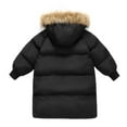 thumbnail image 5 of KAUOD Girls Hooded Parka Coats Quilted Puffer Lightweight Jackets Kids Toddler Winter Warm Coats Outdoor Padded down Outwear, 5 of 6