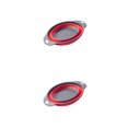 thumbnail image 3 of Escurridor de doble capa Bearachild colador plegable Rojo 2piezas Pequeña, 3 of 6