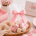 thumbnail image 7 of 10Pcs Twist Tie Bows,Pink Satin Ribbon Bows,2.7" Pre Tied Bow with Wire for Gift Wrapping Treat Bag Present Craft Birthday Party Bridal Shower Christmas Wedding, 7 of 7
