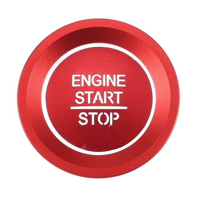 Motor Arranque Encendido Botón Pegatina para Honda Accord 2018-2022 Rojo