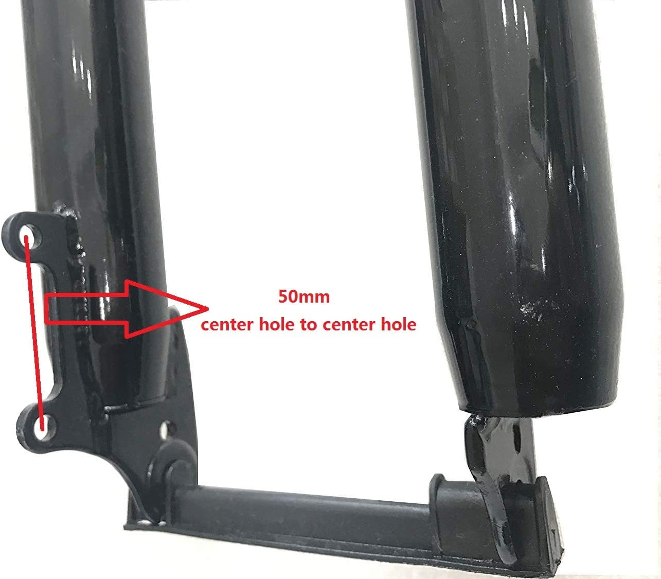 CDHPOWER 26" Bike Suspension Fork, 26 inch Bike Fork and 1 1/8" Headset Black Color