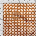 thumbnail image 3 of oneOone Rayon Orange Fabric Geometric Sewing Craft Projects Fabric Prints By Yard 56 Inch Wide, 3 of 5
