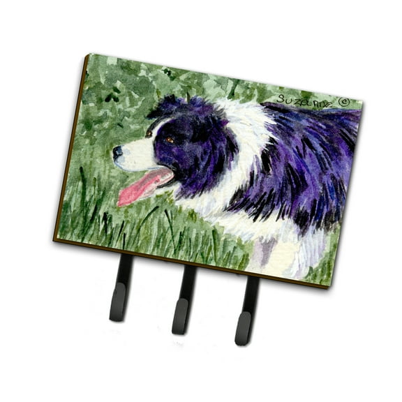 Carolines Treasures SS8843TH68 Border Collie Leash Holder or Key Hook, Large, Multicolor