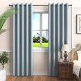 thumbnail image 4 of 2 Pack Curtain Rods for Windows 18 to 32 Inches, Adjustable Length, 6/8 Inch, 100% Mental, Matte Black, Never Bend, Thick Strong Telescoping Single Drapery Rod, 4 of 7