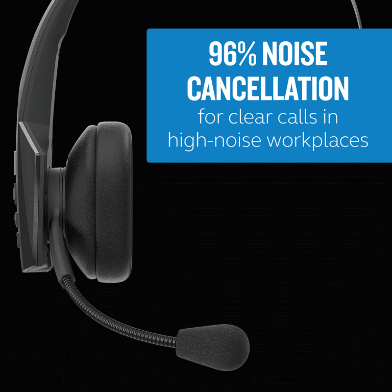 BlueParrott B350-XT Bluetooth Headset, Noise Cancelling Business