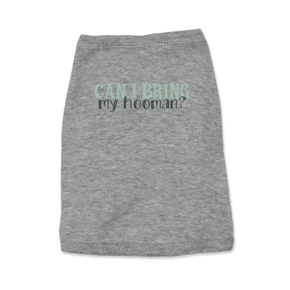 Can I Bring Hooman Pet Tank Top -Smartprints Designs, Medium