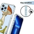 thumbnail image 4 of Yoga Frog Mushroom Clear Case for iPhone 13 Pro,Transparent Soft TPU Bumper Full Cover Case, 4 of 5