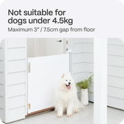 (4 pack) Perma Child Safety 71 in. Wide x 33 in. Tall White Retractable Baby Gate