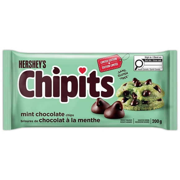 Brisures de chocolat à la menthe HERSHEY’S CHIPITS 200g
