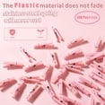 thumbnail image 3 of Tutuviw 100Pcs 1.37 Inch Small Clothes Pins Baby Shower Plastic Small Clothespin Favors Gender Reveal Clothespins Girl Small Baby Shower Decorations Game DIY(Pink), 3 of 7