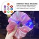 thumbnail image 2 of 10Pcs Glowing Hair Rings Decorative Hair Tie Festival Headdress Random Color, 2 of 4