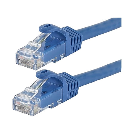 UPC: 0757901812934 | Monoprice FLEXboot Series Cat6 24AWG UTP Ethernet Network Patch Cable 30ft Blue 111320