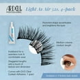 thumbnail image 4 of Pestañas postizas Ardell Light As Air 521, paquete de 4 pares, 4 of 9