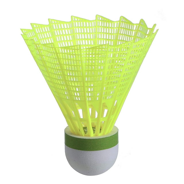 Boxo Badminton Nylon Shuttlecocks , High Speed , Advanced Eva Cork With Great Stability | Green , Pack Of 10