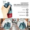 thumbnail image 3 of Costway 44oz Vacuum Insulated Stainless Steel Sports Water Bottle Leakproof Flask, 3 of 10