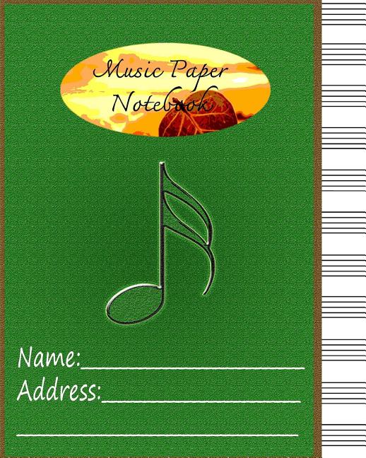 Music Paper Notebook 11Stave Music Paper Notebook/Music Manuscript
