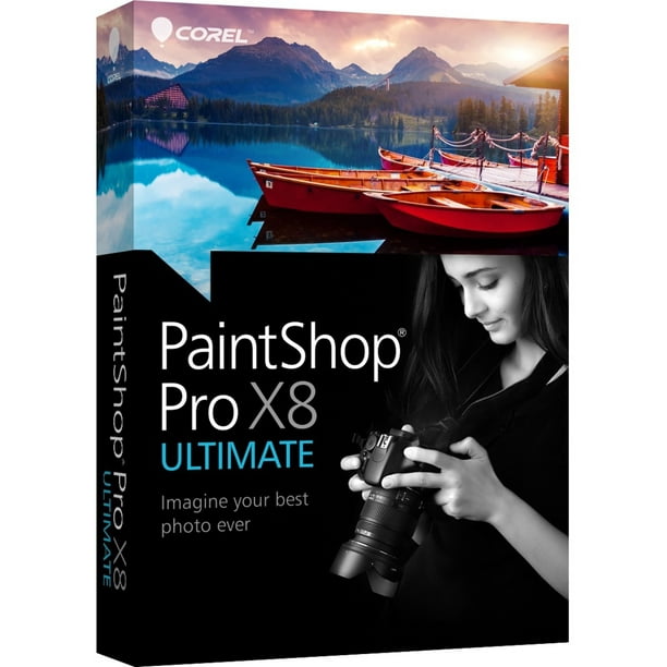 Corel Paintshop Pro X8 Ultimate Box Pack 1 User Mini Box Packing Walmart Com