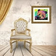 thumbnail image 3 of Dean Russo Collection 31x26 Gold Ornate Wood Framed with Double Matting Museum Art Print Titled - Psychedelic Panda, 3 of 4