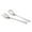 Silver, variant on 2Pcs/set Black Gold Cutlery Set Stainless Steel Dinnerware Silverware Flatware