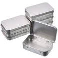 thumbnail image 3 of Virtual Warehouse 6pcs Silver Iron Hinge Box Small Storage Box Household Storage Box 9.5x6x2cm, 3 of 8