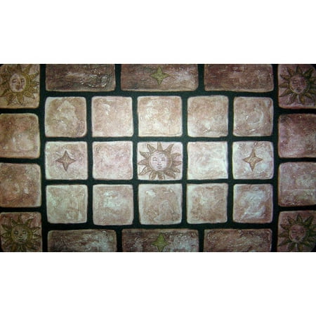 Custom Printed Rugs Decorative Tiles Doormat
