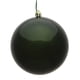 thumbnail image 1 of Adorno Vickerman Bola de Caramelo Verde Musgo 4,75 cm Paquete con 4, 1 of 5