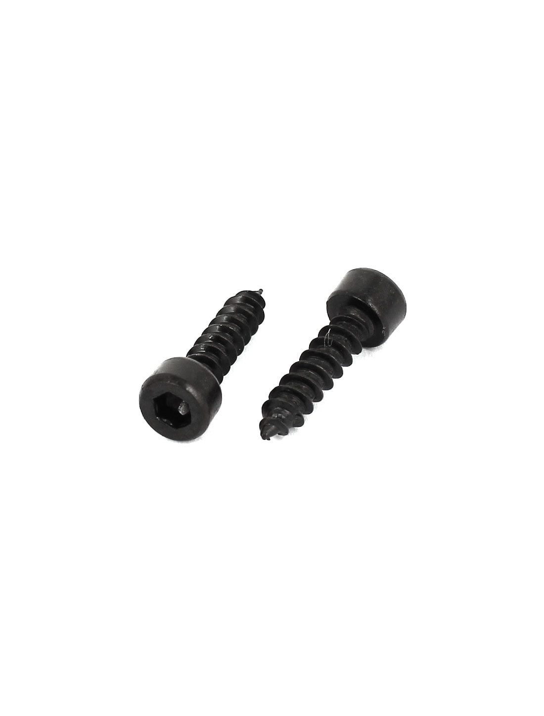 4mm x 16mm Male Thread Carbon Steel Hex Head Self Tapping Screws 100