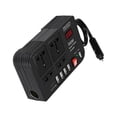 thumbnail image 2 of Car Power Inverter 300W DC 12V to AC 220V Car Converter Adapters Fast Charging 4 USB Ports Socket Cigarette Lighter Inverter, 2 of 5