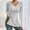 Gray, variant on ZZwxWA Womens Casual V Neck Tops Ribbed Knit Sweaters Basic Tee Shirts Long Sleeve Side Slit Pullover 2025 Fall Tunic Blouse